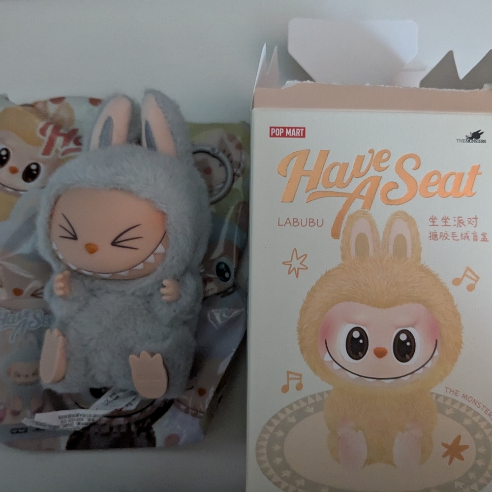 Authentic Pop Mart Have A Seat Labubu Hehe